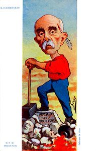 Georges Clemenceau - Sirat karikatúrája