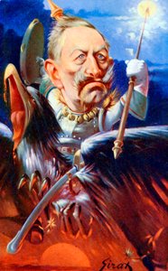 Vilmos császár II - Sirat karikatúrája