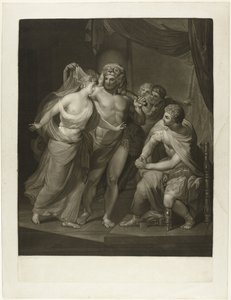Herkules visszahozza Alkesztiszt az alvilágból alkotó: Joseph Spiegl