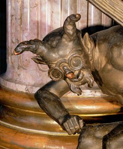 Egy szemüveget viselő ördög alkotó: Joseph Thaddaeus Stammel