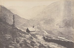 Bosost völgye a San Antonio capilla-ból, 1853.