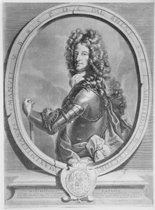 Maximilian II Emanuel, bajor választófejedelem, metszett Cornelis Vermeulen (metszet)