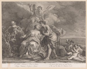 Bacchus és Ariadne Naxos szigetén alkotó: Joseph Wagner (possibly)