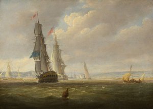 Hajók belépnek az Avonba alkotó: Joseph Walter