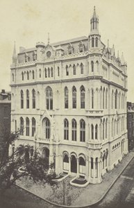 Új szabadkőműves templom, Boston, 1860-as évek. alkotó: Joseph Ward