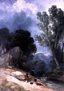 Táj figurákkal alkotó: Joseph William Allen