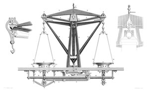 Javított mérleg 2000 uncia súlyhoz., 1866.