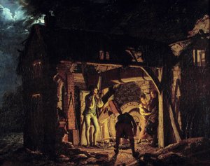 Egy kovács a 18. században Joseph Wright Derby festménye (1734-1797) 1773 Szentpétervár, Ermitázs Múzeum alkotó: Joseph Wright of Derby