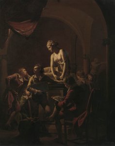 Akadémia Lámpafénytől alkotó: Joseph Wright of Derby