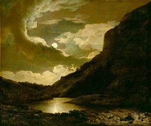 Matlock Tor a Holdfénytől, 1778 körül