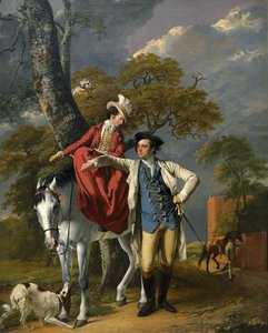 Mr. és Mrs. Thomas Coltman, 1770-72 körül alkotó: Joseph Wright of Derby