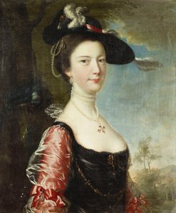 Feleségének, Anne-nek portréja alkotó: Joseph Wright of Derby