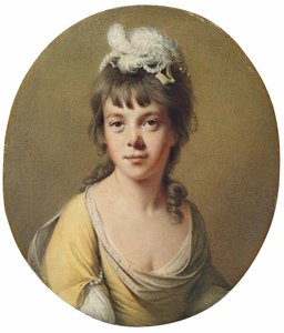Harriet Hope kisasszony portréja alkotó: Joseph Wright of Derby