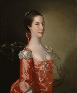 Egy hölgy portréja, 1760 körül (olaj, vászon) alkotó: Joseph Wright of Derby