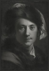 Önarckép szőrme sapkában alkotó: Joseph Wright of Derby