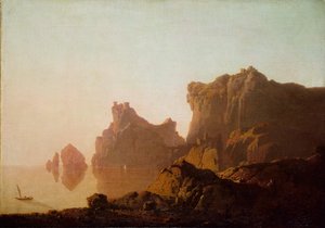 A Salernói-öböl, 178385. alkotó: Joseph Wright of Derby