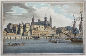 A londoni Tower, J. C. Stadler (fl.1780-1812) metszete, 1795-ben megjelent alkotó: Joseph after Farington