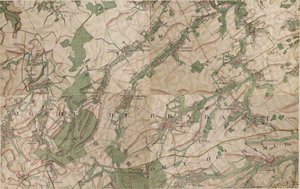 Térkép Perwez le Marchez - Perwez alkotó: Joseph de Ferraris