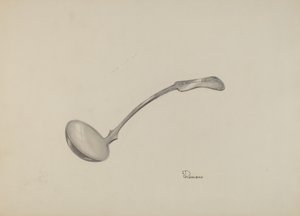 Tejszínes merőkanál, c. 1937. alkotó: Josephine C. Romano