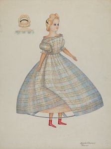 Baba - Nellie Bates, c. 1937 alkotó: Josephine C. Romano
