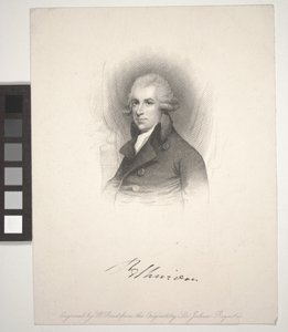 Richard Brinsley Sheridan, metszett W. Read (1824-1837) alkotó: Joshua (after) Reynolds