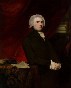Thomas, Lord Erskine (1750-1823) portréja a könyvtárában (olaj, vászon) alkotó: Joshua (circle of) Reynolds