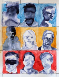 „Absztrakt arcok” gyűjtemény alkotó: Joshua Hoskins