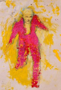 Élénk rózsaszín figura alkotó: Joshua Hoskins