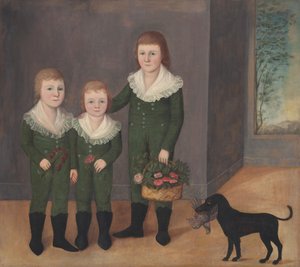 A Westwood Children c. 1807. alkotó: Joshua Johnson