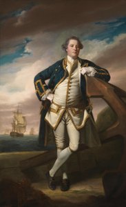 Philemon Pownall kapitány alkotó: Joshua Reynolds