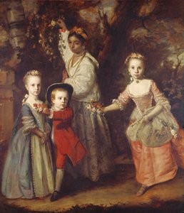 Edward Holden Cruttenden gyermekei indiai ajájukkal, 1759-1763