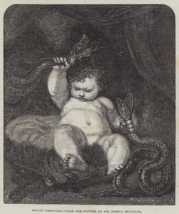 Herkules csecsemő alkotó: Joshua Reynolds