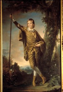 Joshua Reynolds (1723-1792) Thomas Lister festményének teljes alakos portréja. 1764. alkotó: Joshua Reynolds