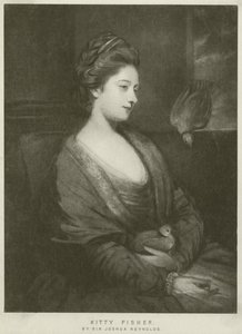 Kitty Fisher portréja (mélynyomás) alkotó: Joshua Reynolds