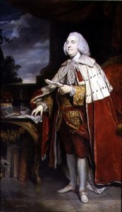 Robert Marsham, Romney második báró és a Társaság második elnökének portréja alkotó: Joshua Reynolds