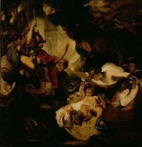 Herkules csecsemő, aki megfojtja a kígyókat, 1786-8 alkotó: Joshua Reynolds