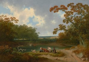 Nézet a pennsylvaniai vidéken 1823 (Olaj, vászon)