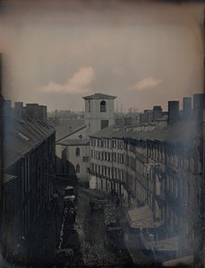 Tekintse meg a Brattle Streetet a Southworth & Hawes Stúdióból: 5 12 Tremont Row, Boston, 1855. Alkotók: Josiah Johnson Hawes, Albert Sands Southworth.