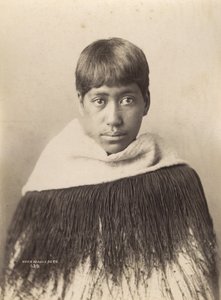 Hora Maniapoto, 1890 körül (albumin nyomat)