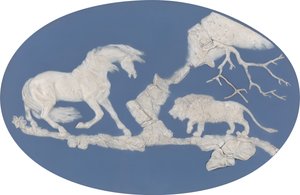 Az oroszlántól megijedt ló A. epizód, 1780-ban készült.
