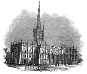 Szent Pál-székesegyház, Kalkutta, 1845.