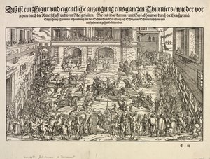 Egy torna, 1565. alkotó: Josse Amman