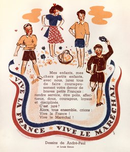 Petain marsall propagandája alkotó: Josse Photo