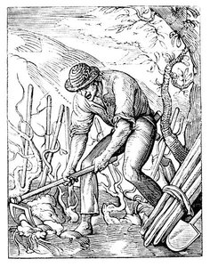 The Winerower (litho) (f/w fotó) alkotó: Jost (after) Amman