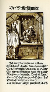 Kardkészítő alkotó: Jost Amman