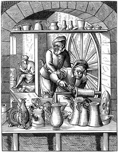 Bádogember, 16. század 1849. alkotó: Jost Amman