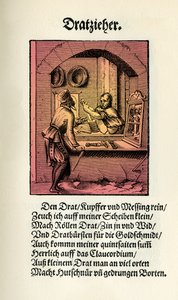 Drótmunkás alkotó: Jost Amman