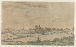 Kilátás Scherpenheuvelre, Flamand Brabant alkotó: Josua de Grave (attributed to)