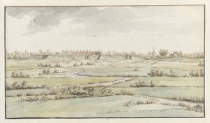 Kilátás a Saint-Michiel-erődre, ’s-Hertogenbosch közelében alkotó: Josua de Grave (attributed to)