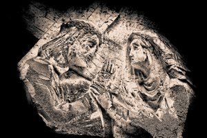 Jézus és Mária, a sorozatból, Stations of the Cross 2015 (fotó) alkotó: Joy Lions